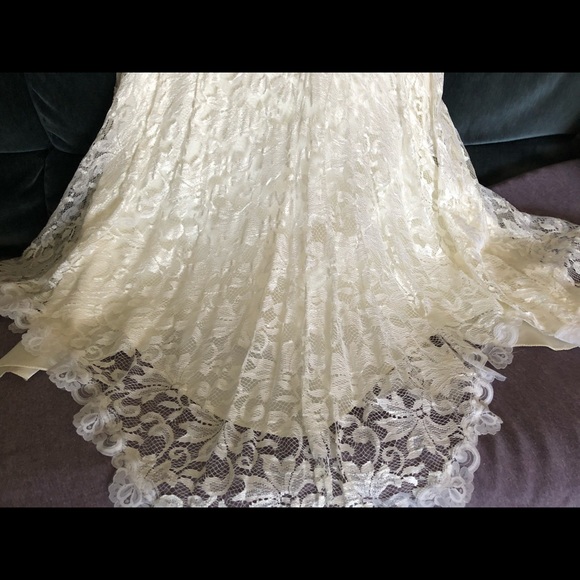 Vintage J.Harris Tea Length Formal Dress Size 5/6 - Picture 6 of 7